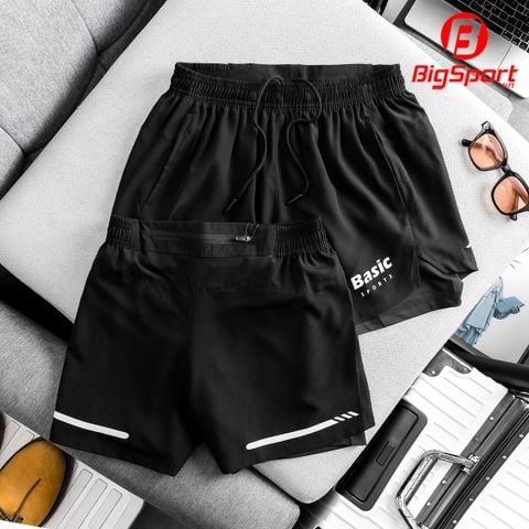Quần đùi nam 2 lớp Vina Authentic QVN25