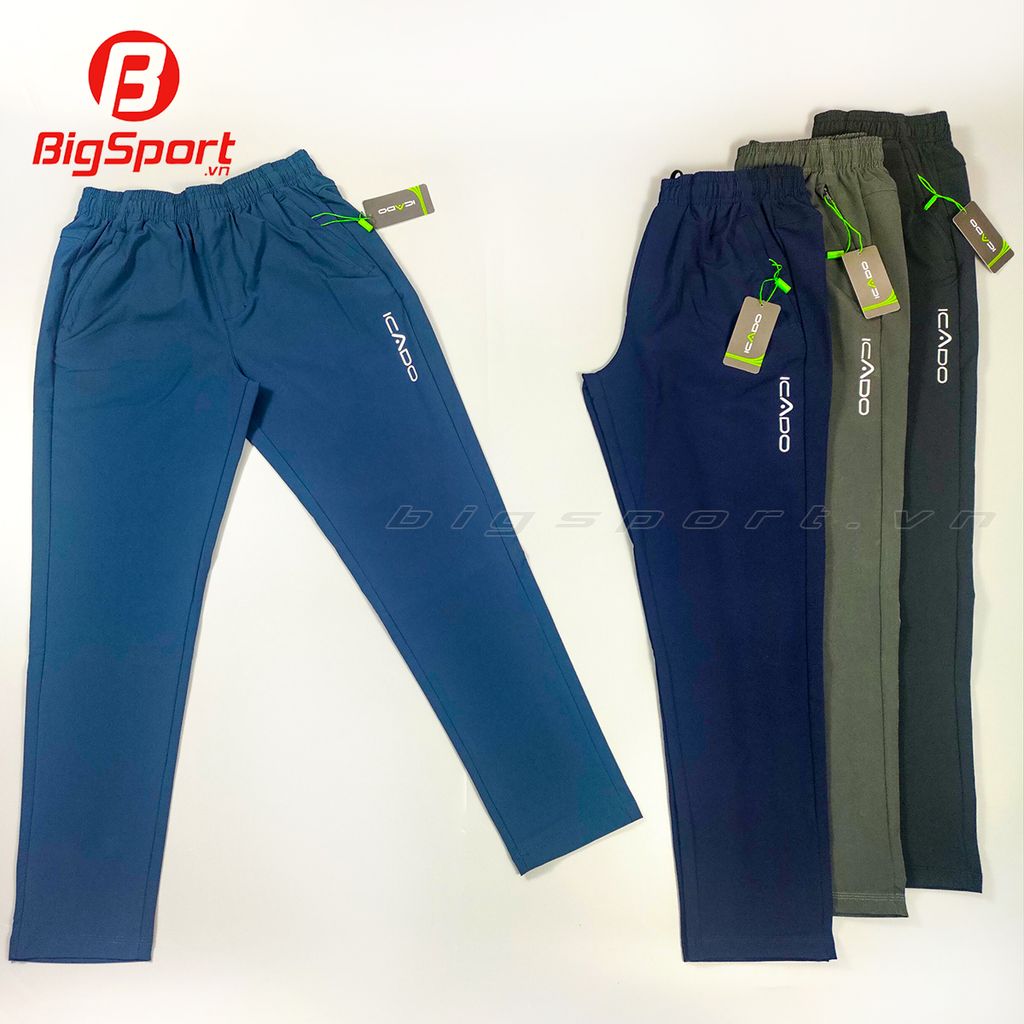 Quần dài thể thao nam Icado AA1 màu xanh đen