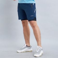Quần short thể thao nam 2 lớp Icado AT14