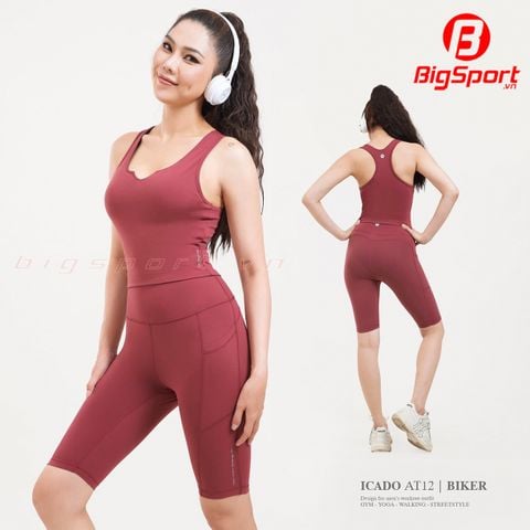 Quần đùi tập Gym nữ Icado AT12