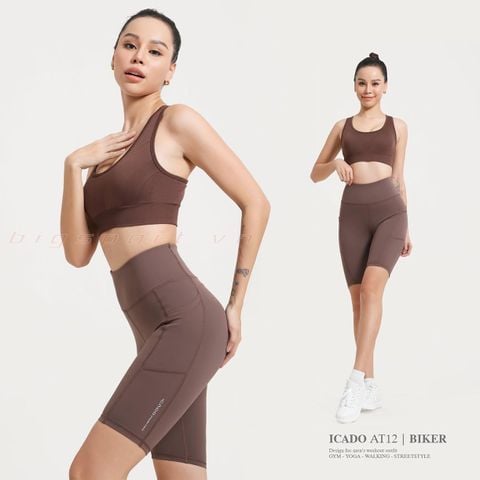 Quần đùi tập Gym nữ Icado AT12
