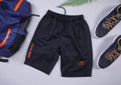 Quần short thể thao nam Keep Fly (đen cam)
