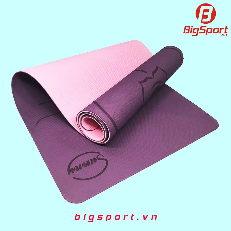 Thảm tập Yoga định tuyến Sunny 6mm 2 lớp