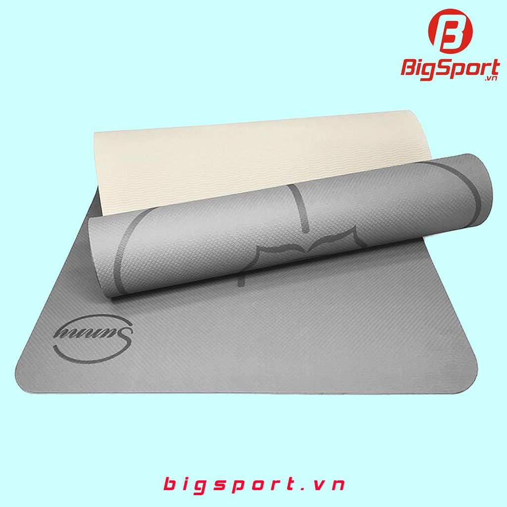 Thảm tập Yoga định tuyến Sunny 6mm 2 lớp