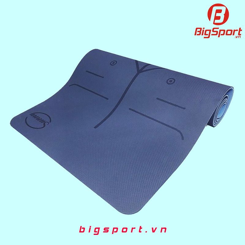 Thảm tập Yoga định tuyến Sunny 6mm 2 lớp
