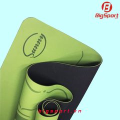 Thảm tập Yoga định tuyến Sunny 6mm 2 lớp