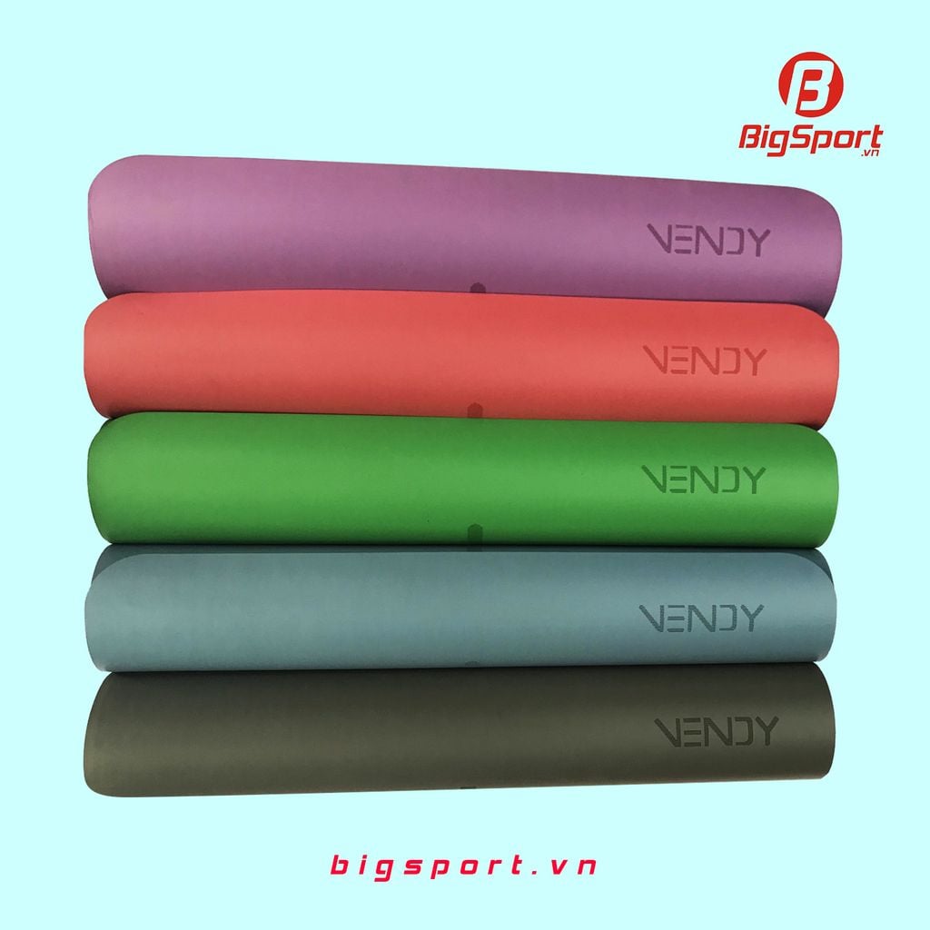 Thảm tập yoga Vendy có định tuyến (kèm túi đựng chất lượng)