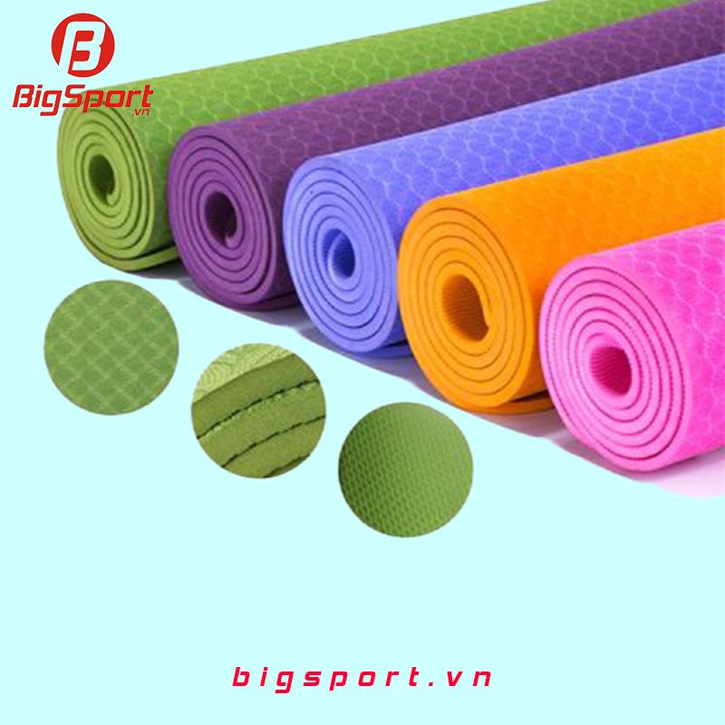 Thảm tập Yoga TPE 6mm 1 lớp