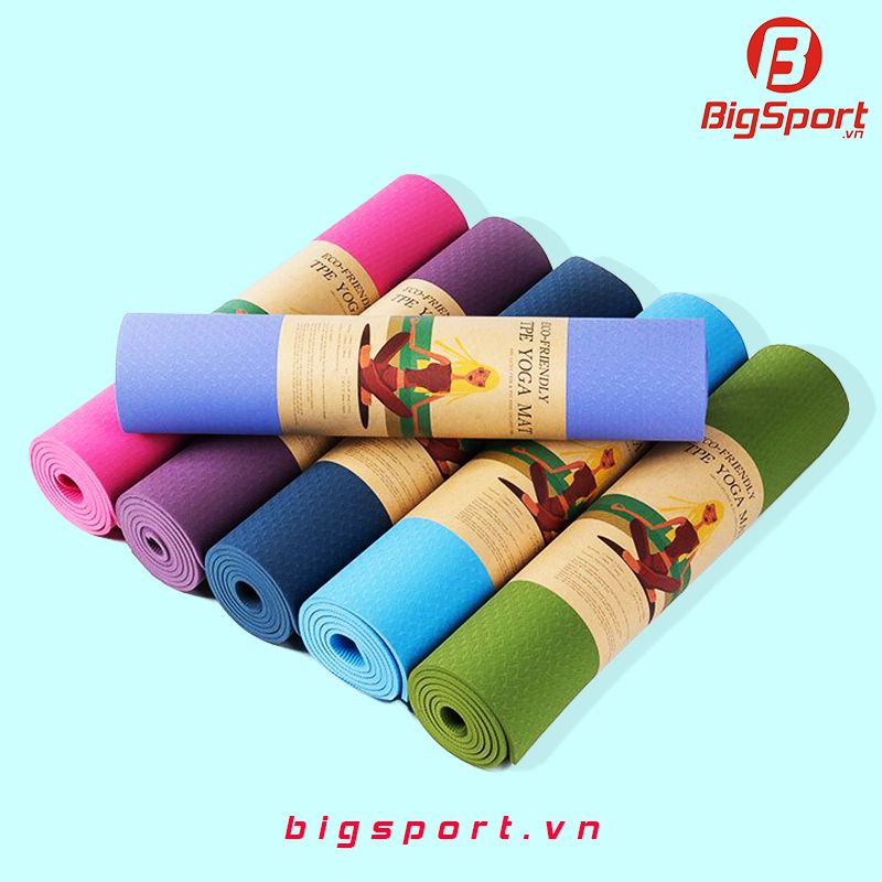 Thảm tập Yoga TPE 6mm 1 lớp