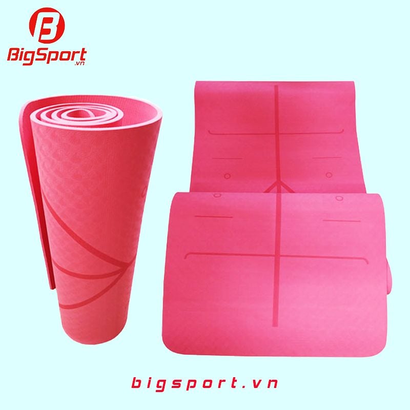 Thảm tập Yoga TPE định tuyến 8mm