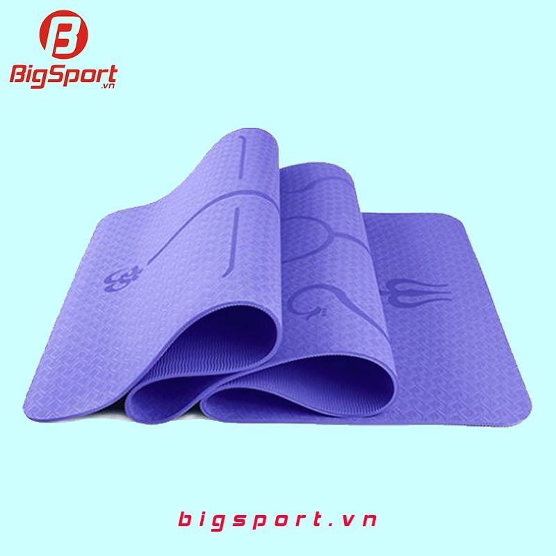 Thảm tập Yoga TPE định tuyến 8mm