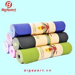 Thảm tập yoga TPE Friendly 6mm 2 lớp