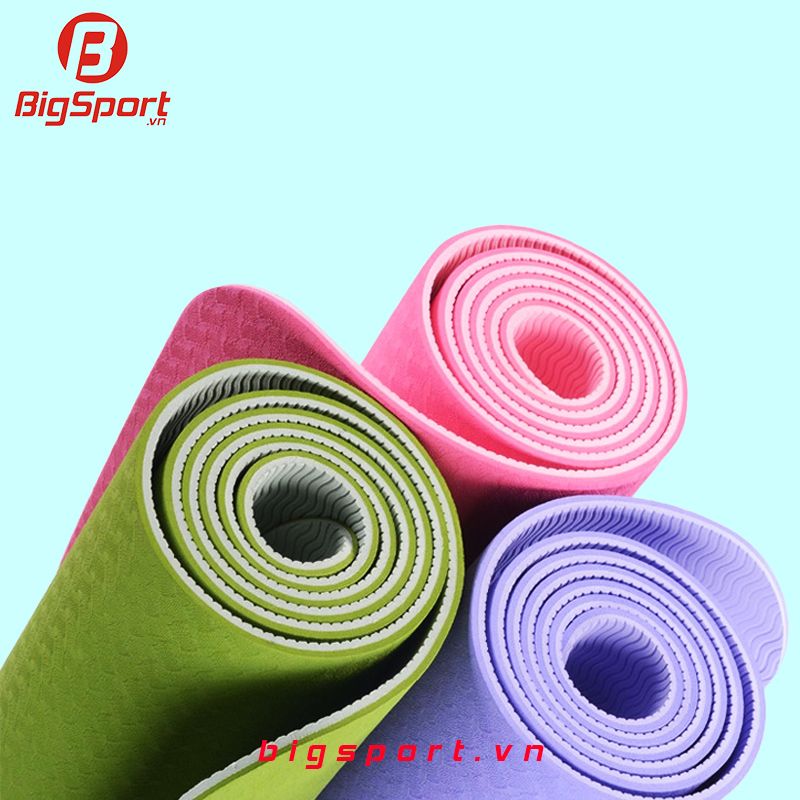 Thảm tập Yoga TPE Friendly 8mm 2 lớp