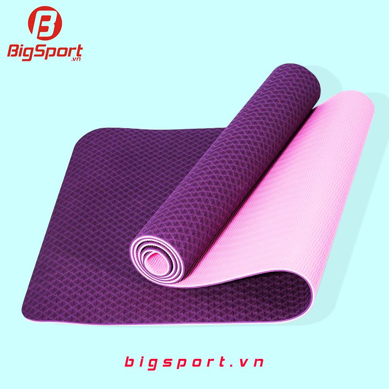 Thảm tập Yoga TPE Friendly 8mm 2 lớp