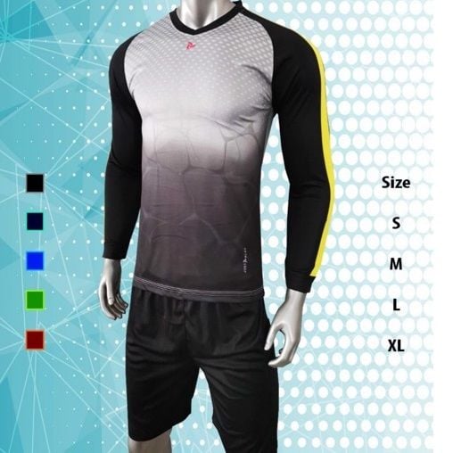 Quần Áo Thủ Môn Tay Dài Có Đệm (Đen Xám) – Bigsport.Vn