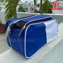 Túi đựng giày 2 ngăn Chelsea màu xanh phối trắng