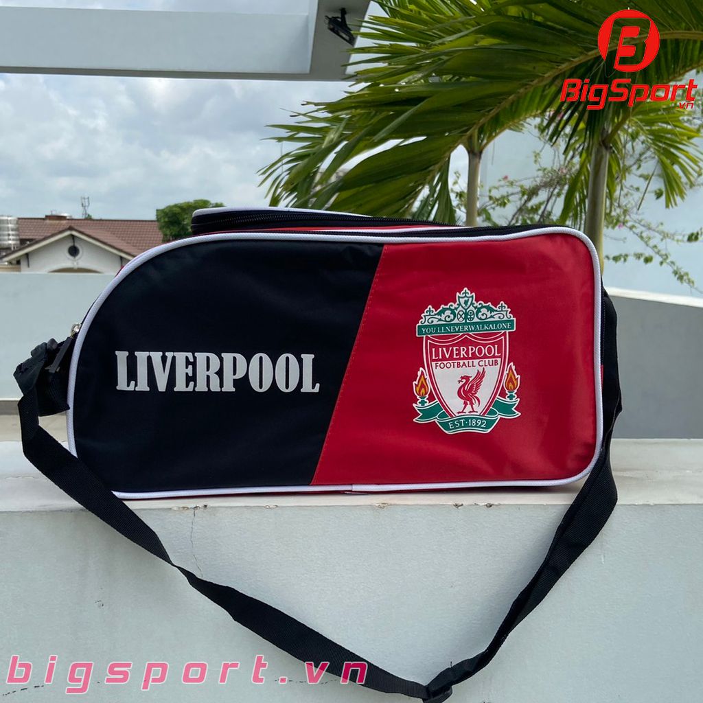 Túi đựng giày 2 ngăn Liverpool màu đỏ