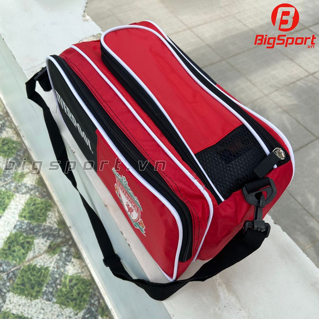 Túi đựng giày 2 ngăn Liverpool màu đỏ