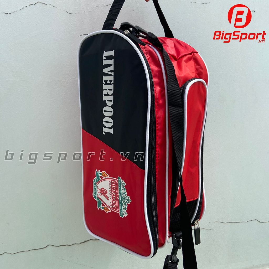 Túi đựng giày 2 ngăn Liverpool màu đỏ