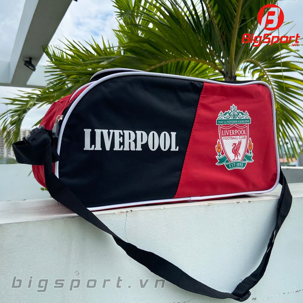 Túi đựng giày 2 ngăn Liverpool màu đỏ
