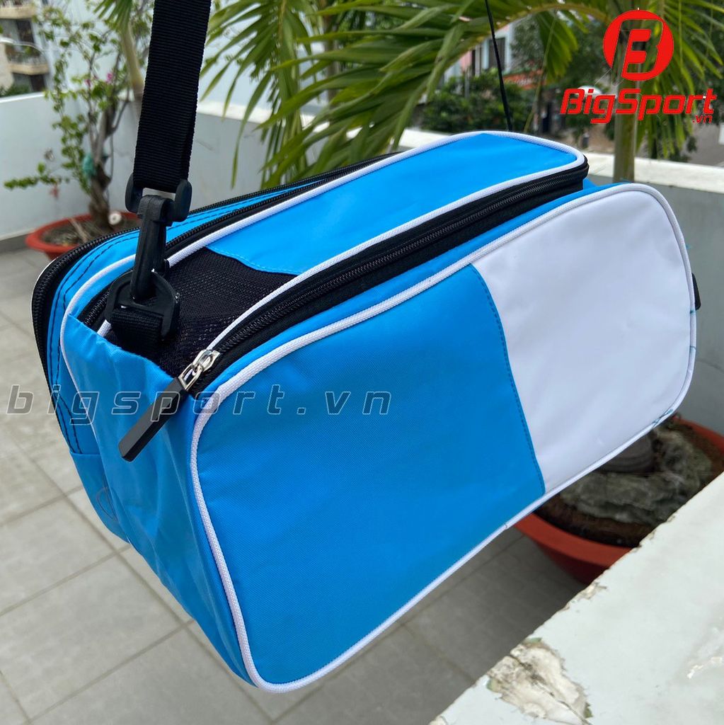 Túi đựng giày 2 ngăn Manchester City màu xanh phối trắng
