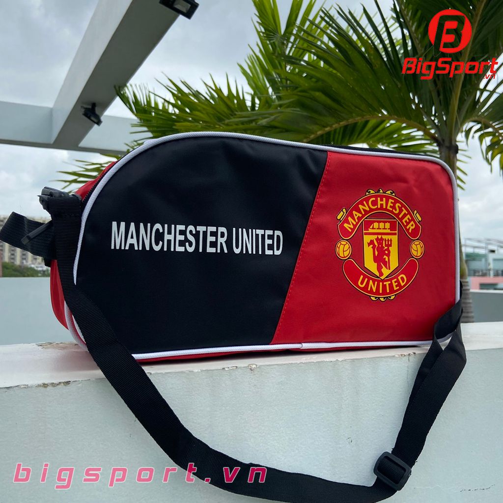 Túi đựng giày 2 ngăn Manchestr United màu đen đỏ