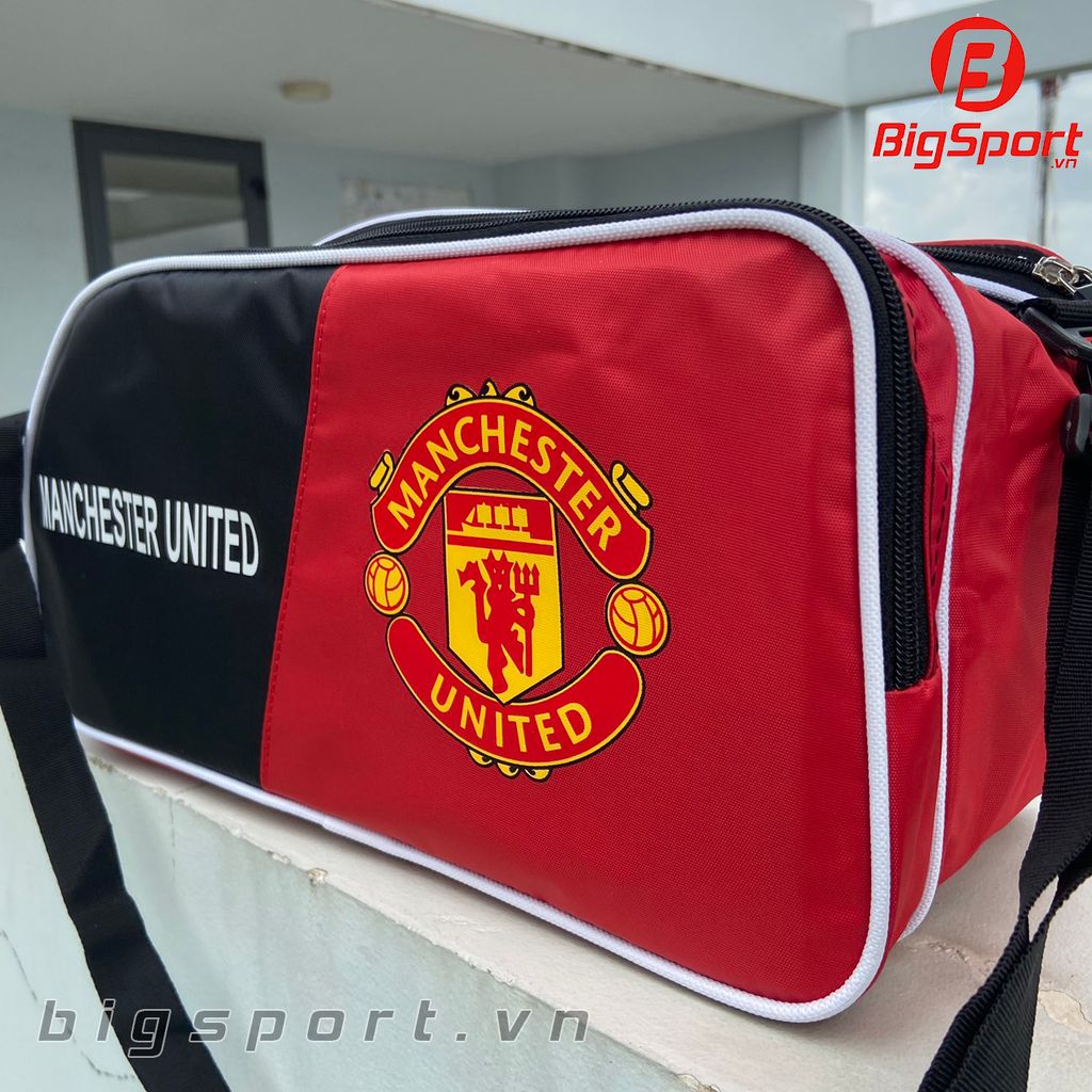 Túi đựng giày 2 ngăn Manchestr United màu đen đỏ
