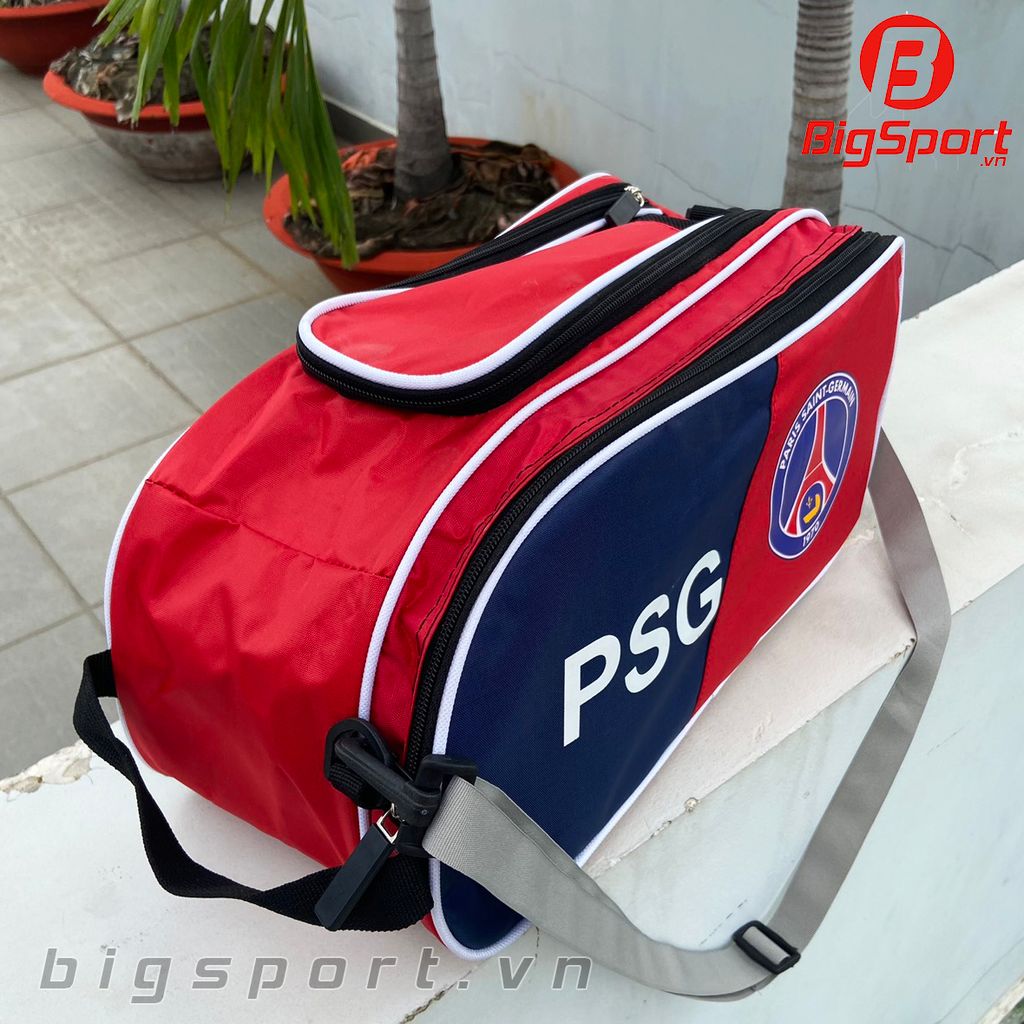 Túi đựng giày 2 ngăn Pari Saint Germain màu đỏ