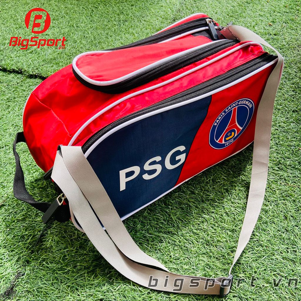 Túi đựng giày 2 ngăn Pari Saint Germain màu đỏ