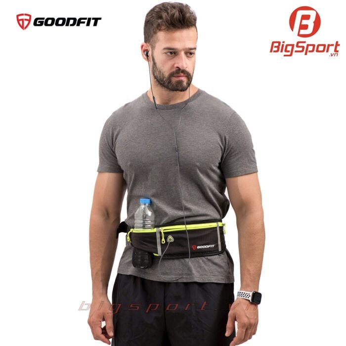 Túi đeo bao tử thể thao GoodFit GF106RB màu đen