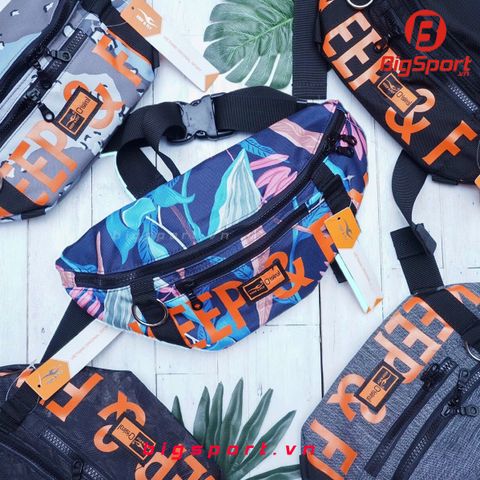 Túi bao tử thể thao Keep Fly màu hoa lá