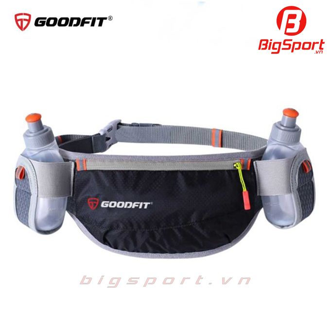 Túi đeo bao tử thể thao GoodFit GF109RB màu đen xám