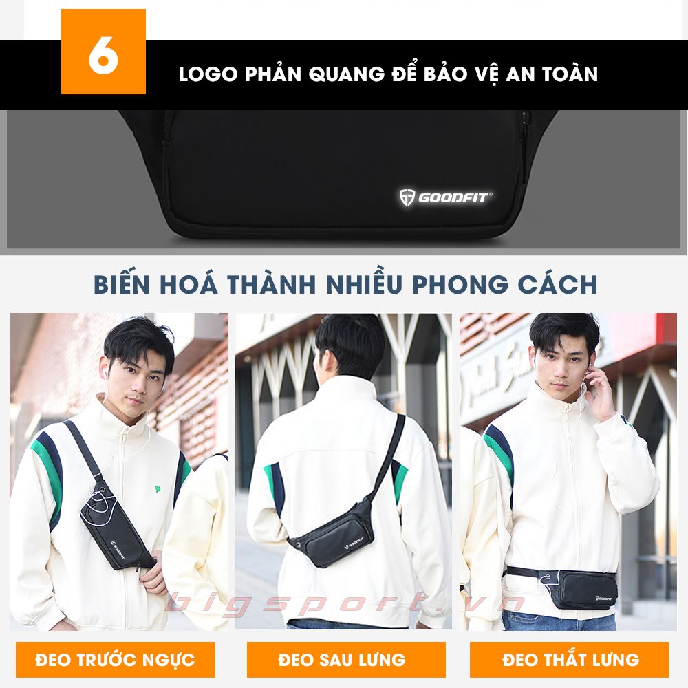 Túi đeo bao tử thể thao GoodFit GF110RB
