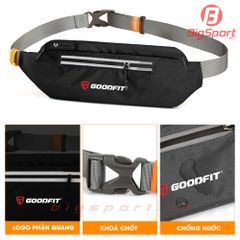 Túi đeo bao tử thể thao GoodFit GF118RB màu đen