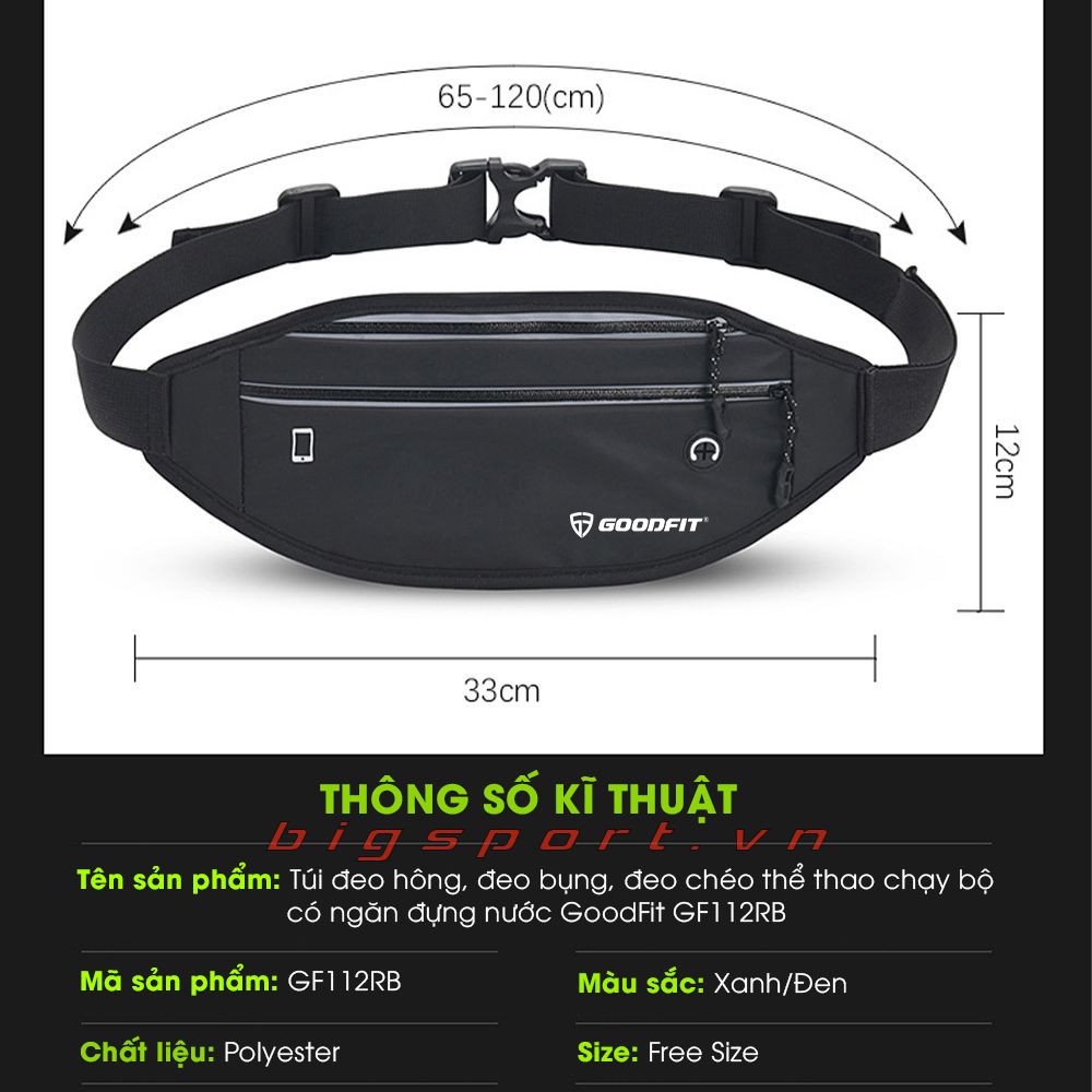 Túi đeo bao tử Goodfit GF112RB