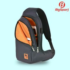 Túi đeo chéo thể thao Mikkor D'Leh chính hãng màu than chì