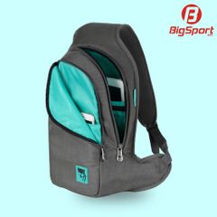 Túi đeo chéo thể thao Mikkor D'Leh chính hãng màu xám