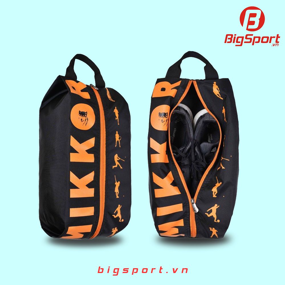 Túi đựng giày Mikkor Adler Black-Orange chính hãng