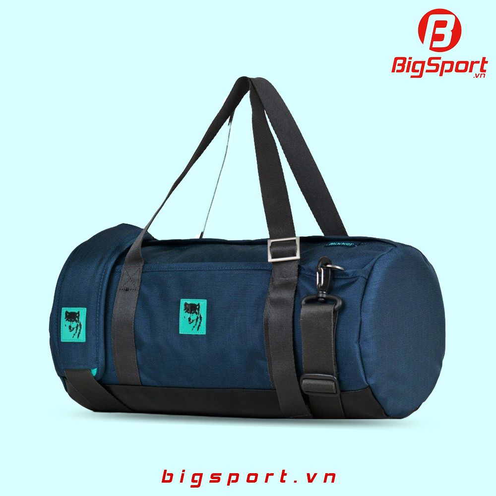 Túi trống thể thao Mikkor Sporty Gymer chính hãng màu xanh navy