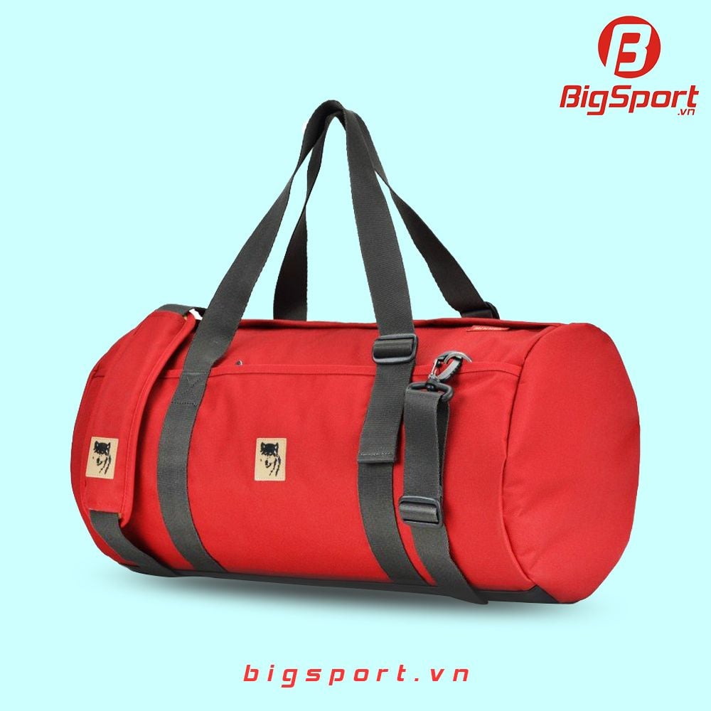 Túi trống thể thao Mikkor Sporty Gear chính hãng màu đỏ