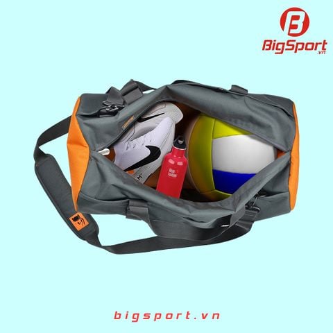 Túi trống thể thao Mikkor Sporty Gear chính hãng màu than chì/cam