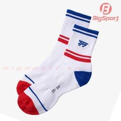 Vớ cầu lông Kamito TM Legend màu trắng đỏ