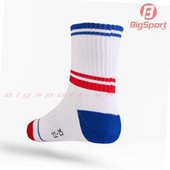 Vớ cầu lông Kamito TM Legend màu trắng đỏ