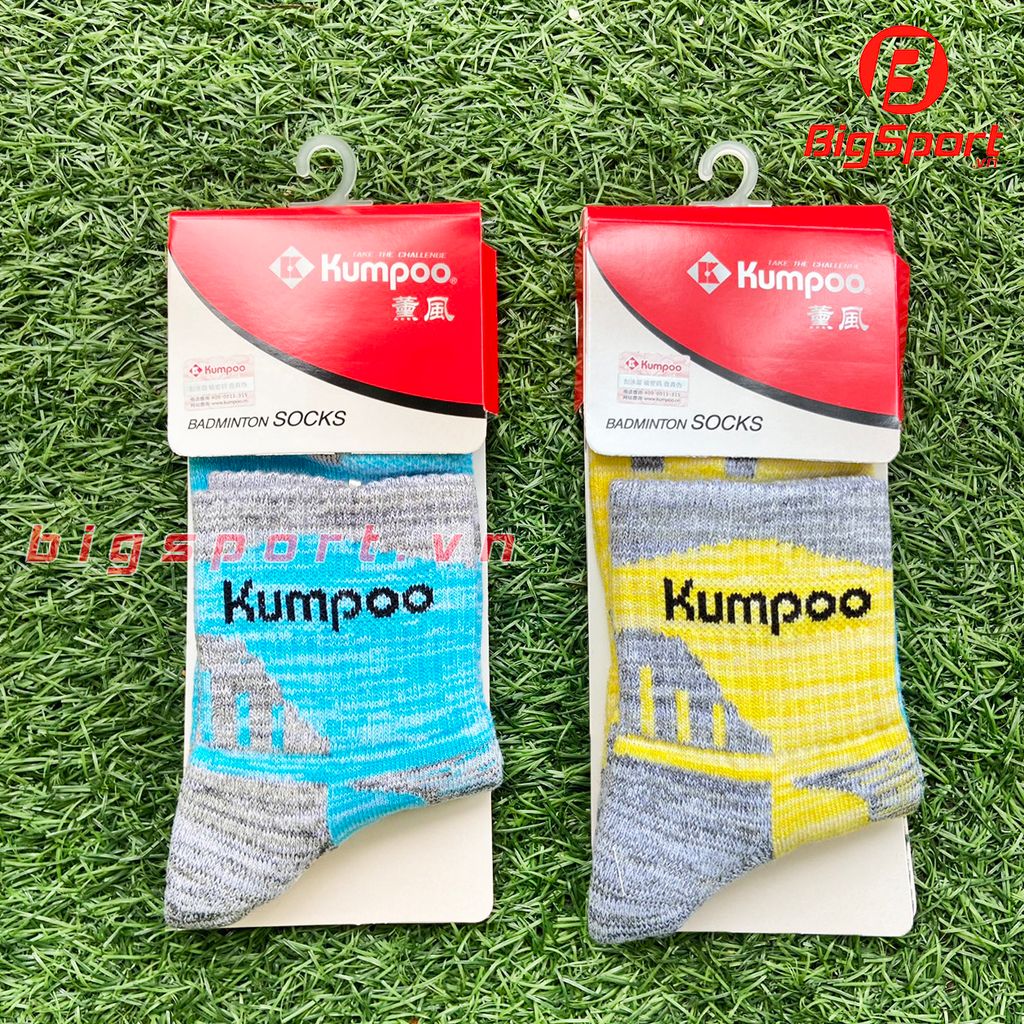 Vớ cầu lông nam Kumpoo KSO 56 cổ cao chính hãng