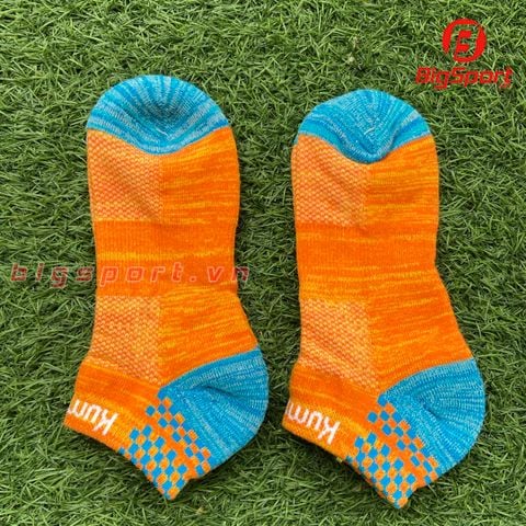 Vớ cầu lông nữ Kumpoo KSO 46 cổ thấp màu cam chính hãng