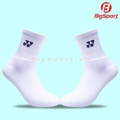 Vớ cầu lông Yonex cổ cao màu trắng