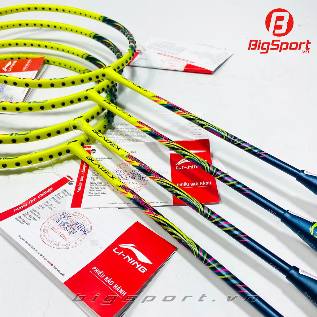 Vợt cầu lông Lining Bladex Spiral màu vàng