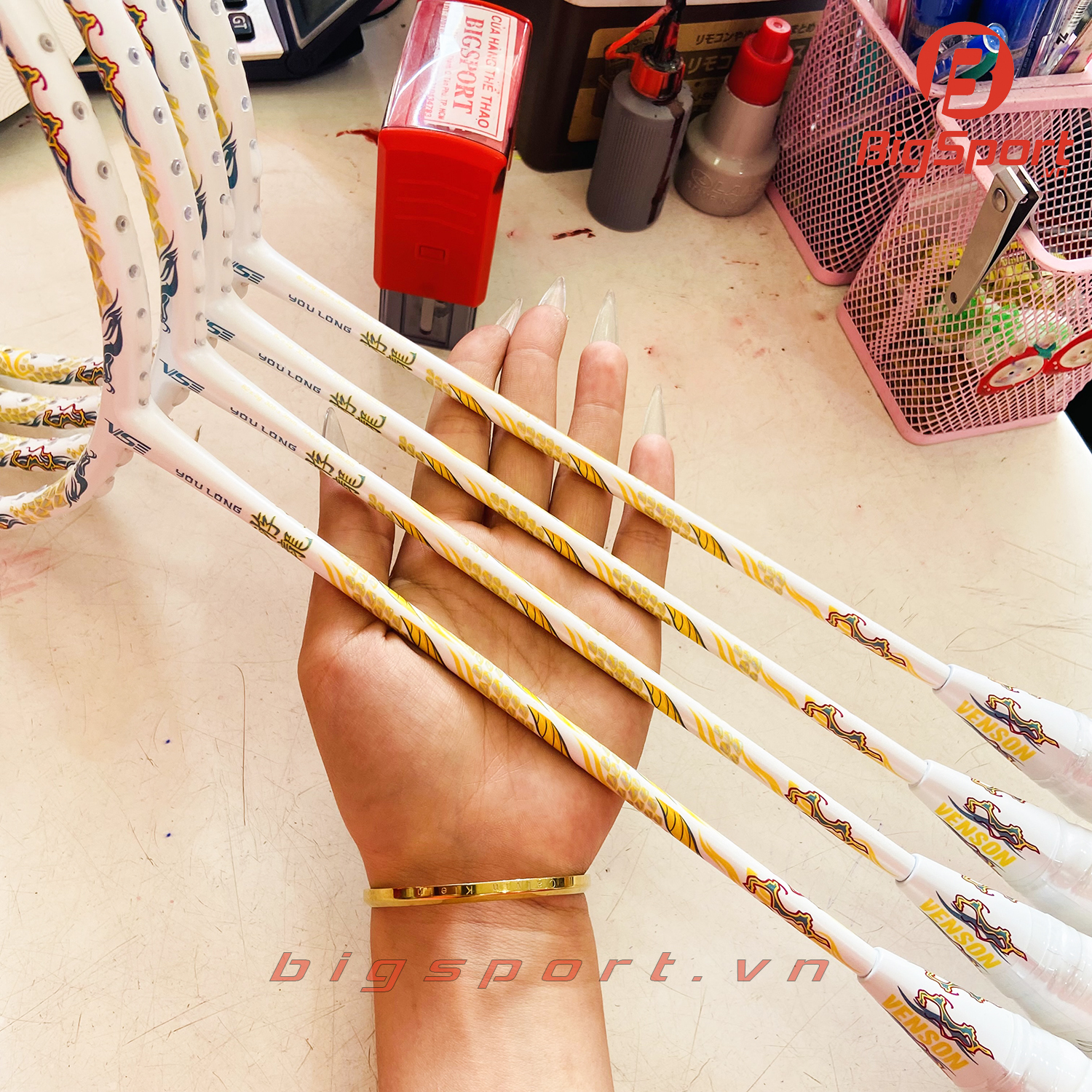 Youlong Vợt cầu lông VS Youlong rồng vàng chính hãng, đẹp mắt tại TPHCM