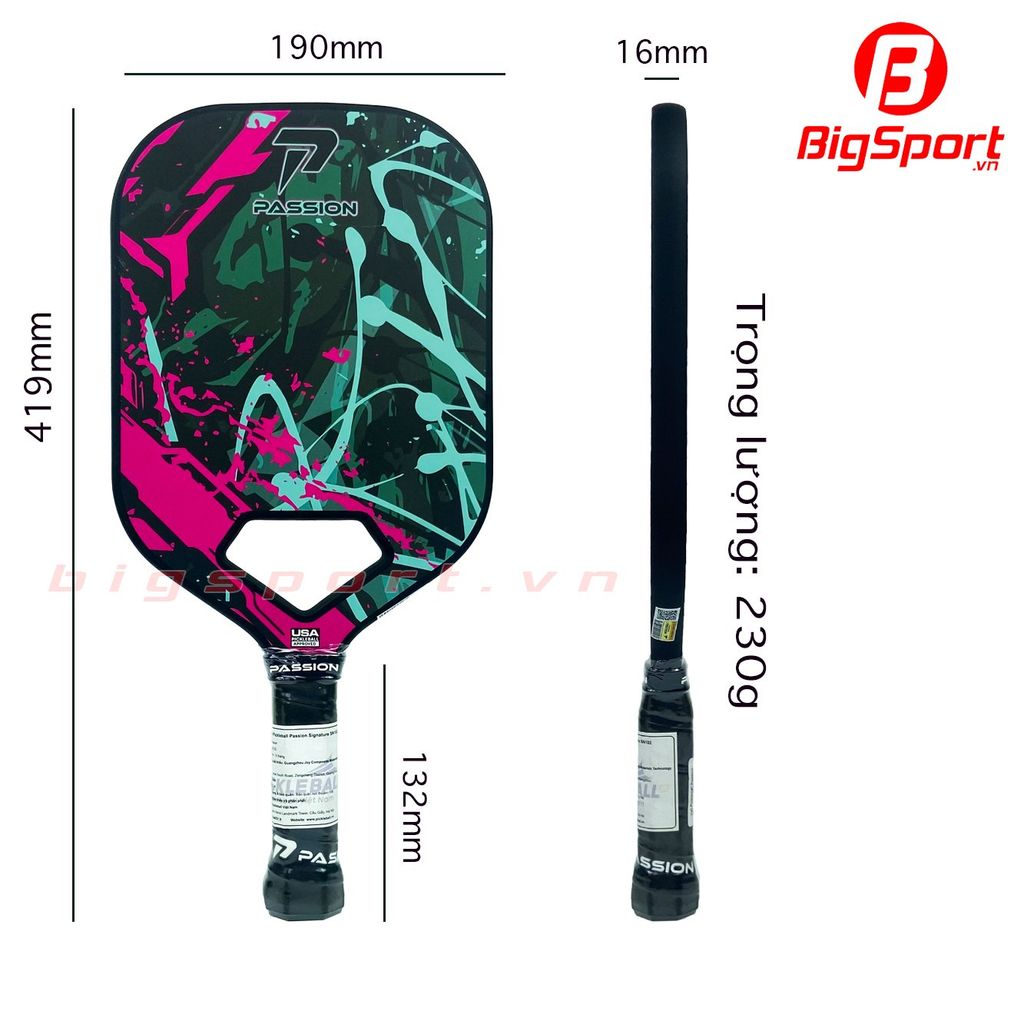 Vợt Pickleball Passion Signature SN102