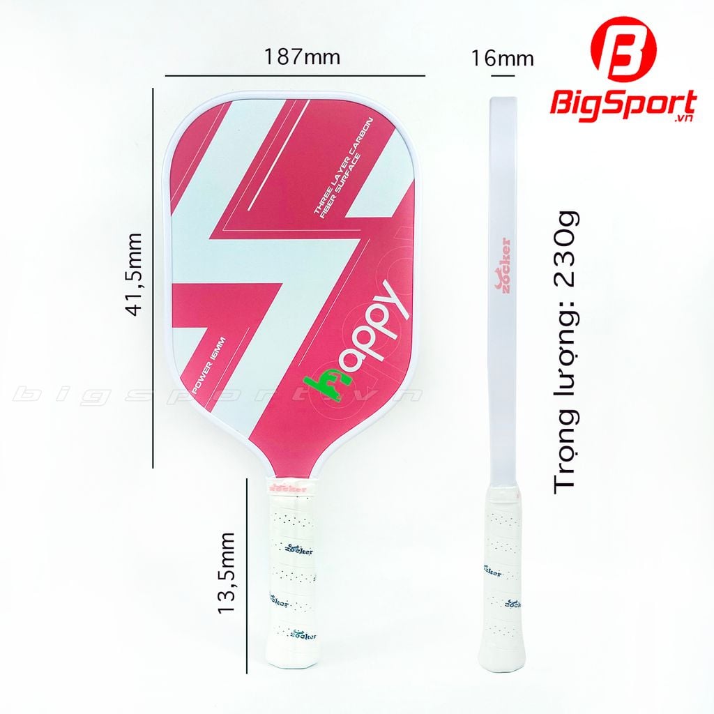 Vợt Pickleball Zocker Happy Standard HP01